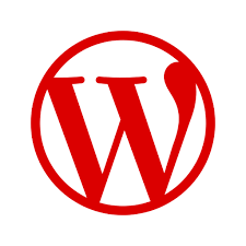 logo wordpress rouge
